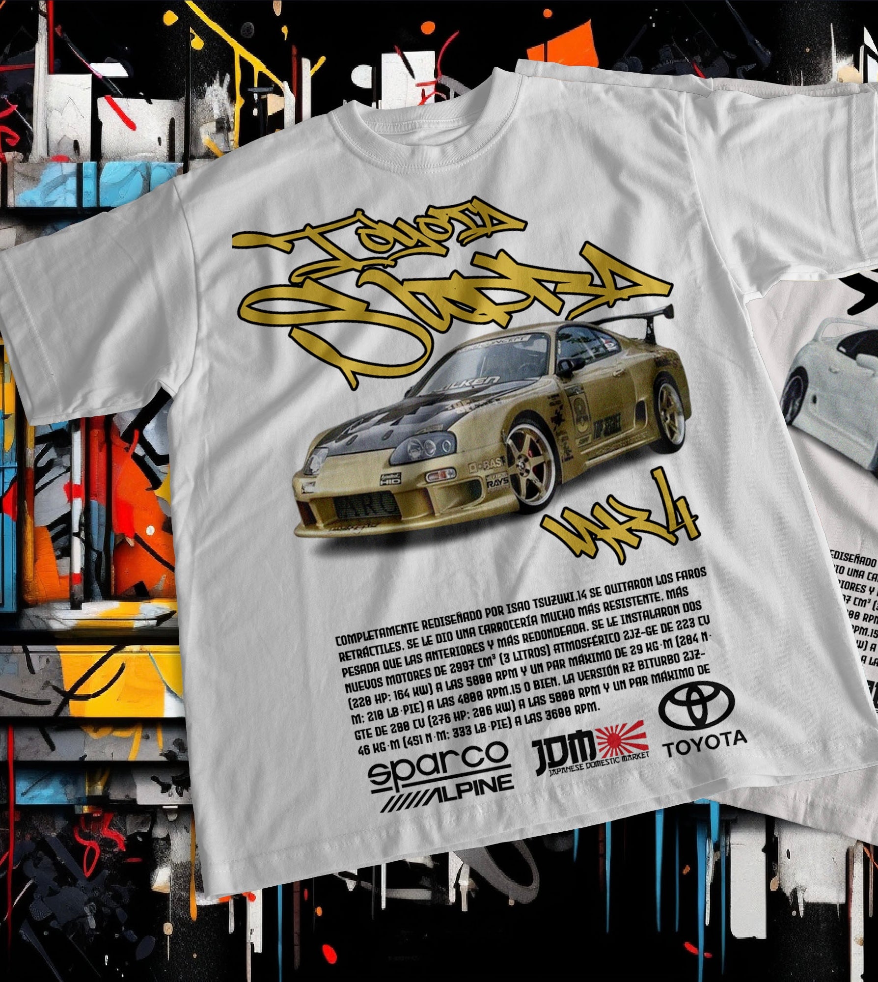 Playera OVERSIZE URBAN TOYOTA SUPRA
