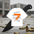 Playera Oversize ANTISOCIAL CLUB