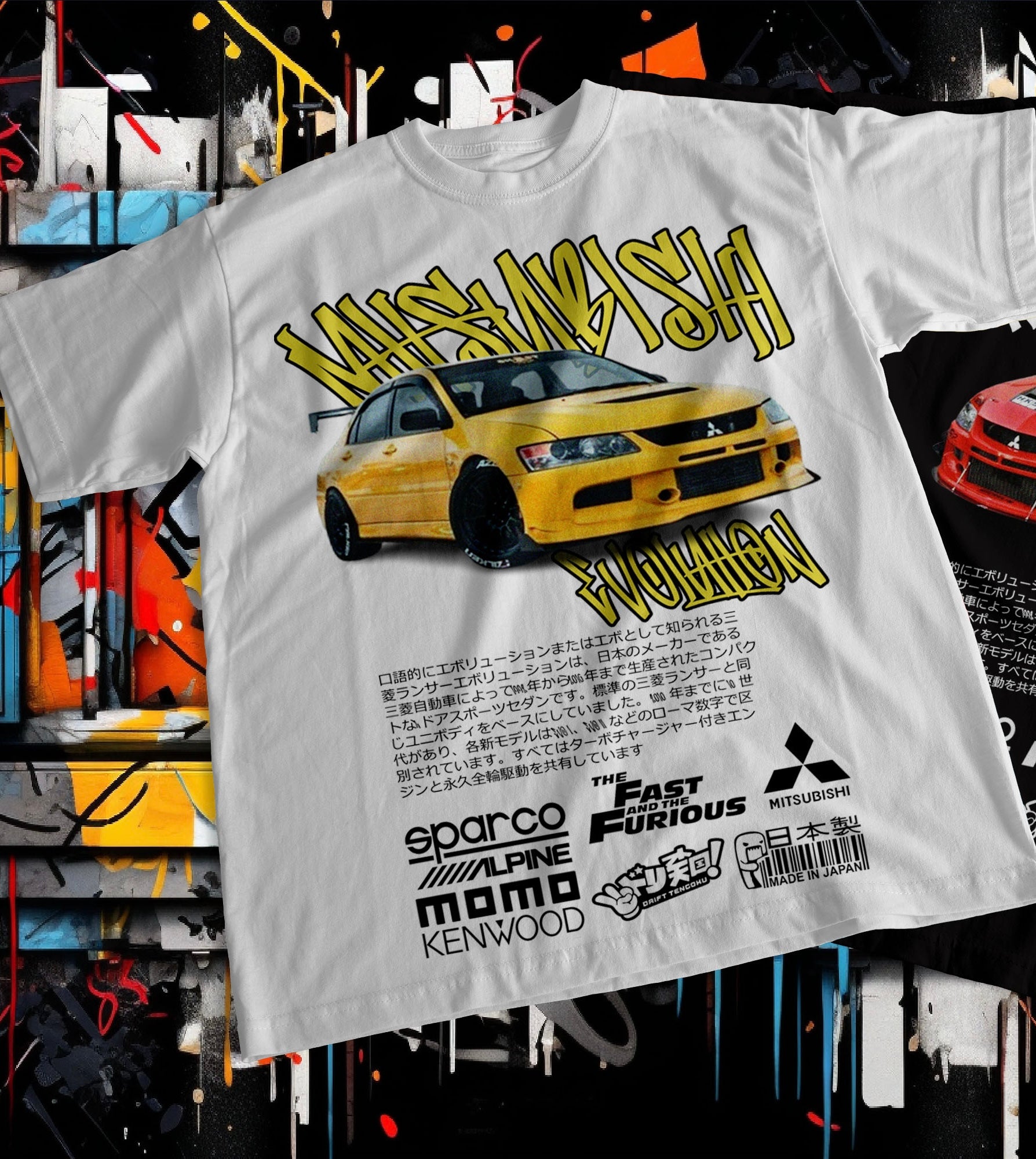 Playera OVERSIZE URBAN MITSUBISHI