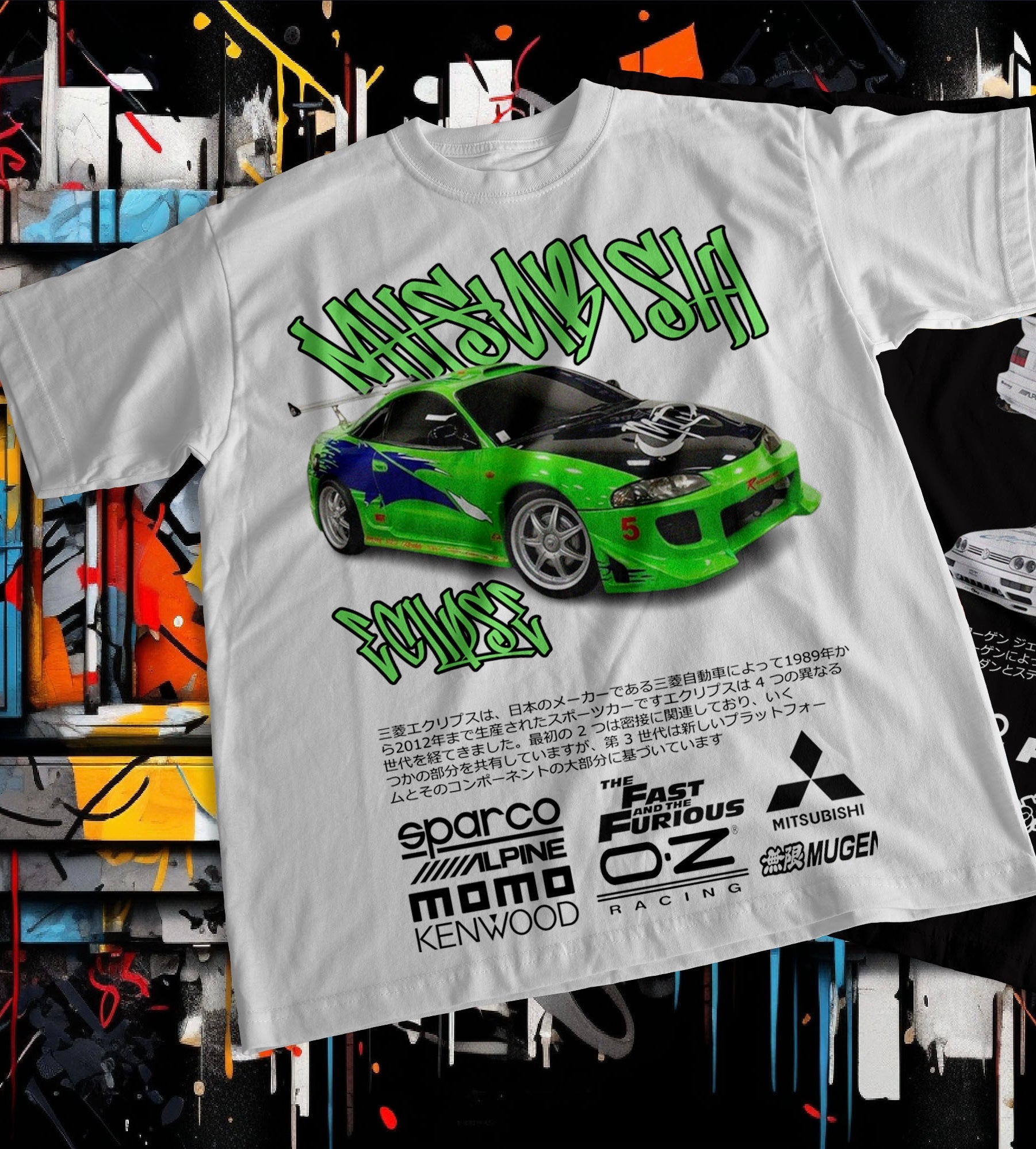 Playera OVERSIZE URBAN MITSUBISHI