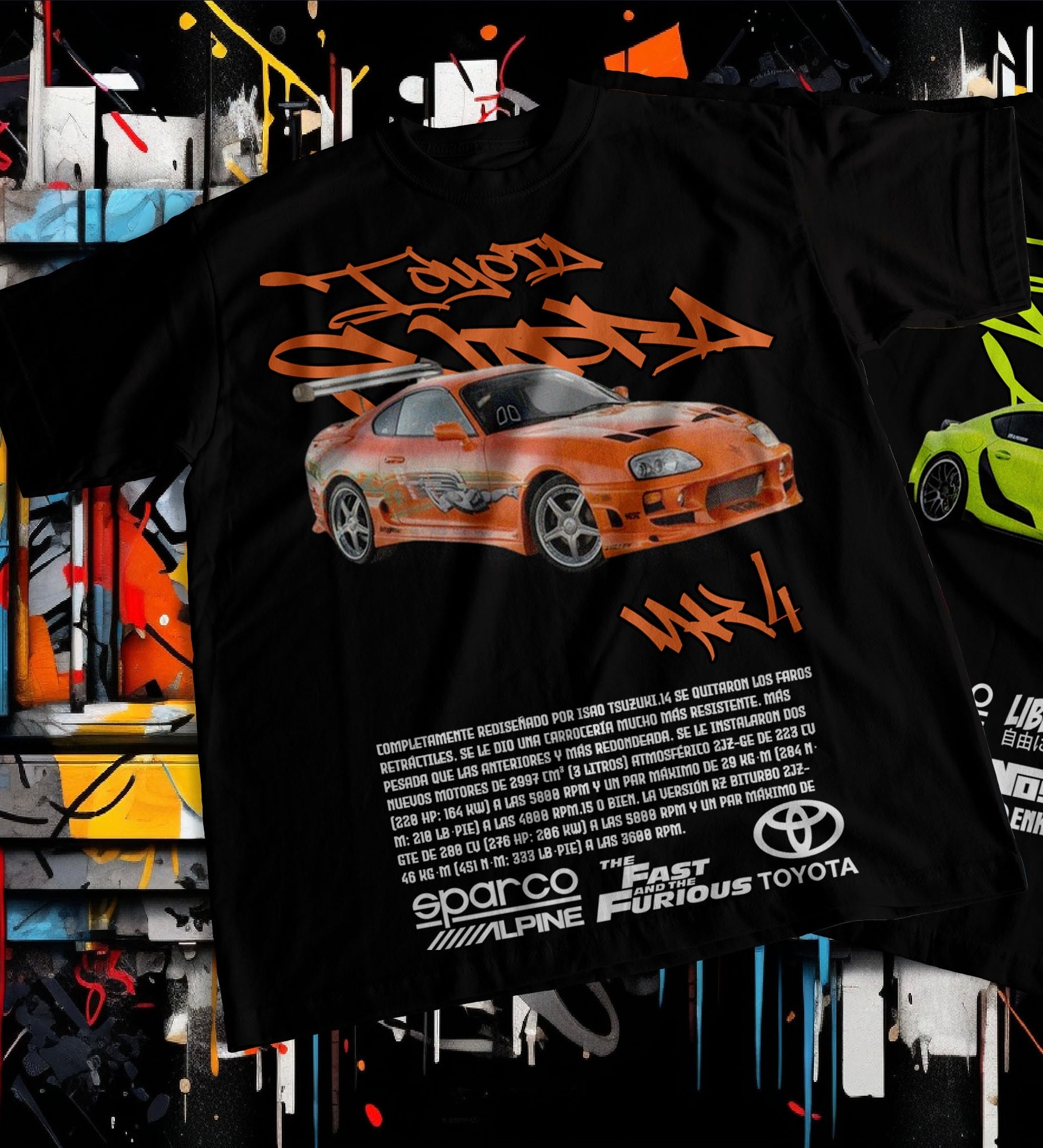 Playera OVERSIZE URBAN TOYOTA SUPRA