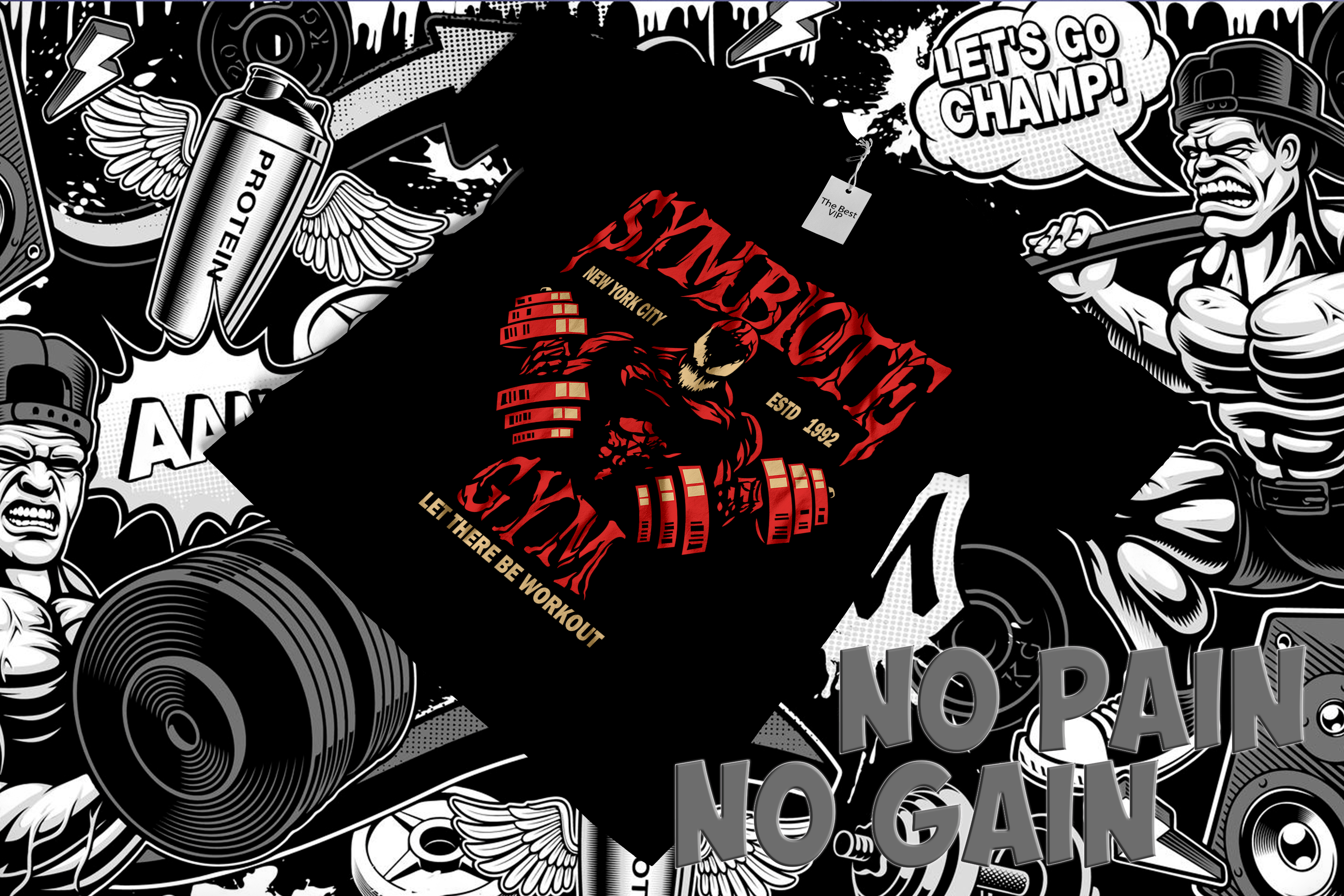 Playera OVERSIZE SIMBIOTE