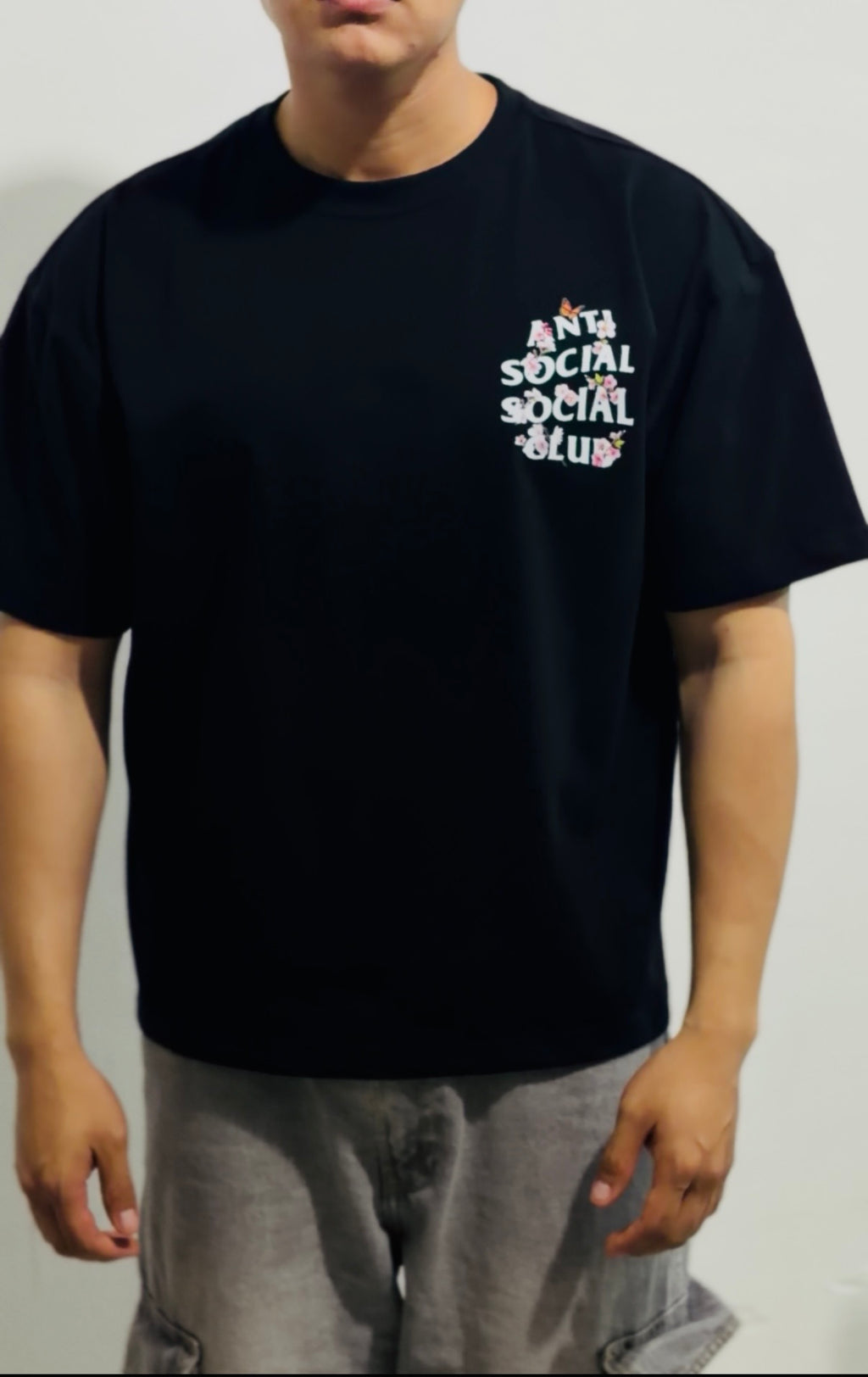 Playera Oversize Anti Social