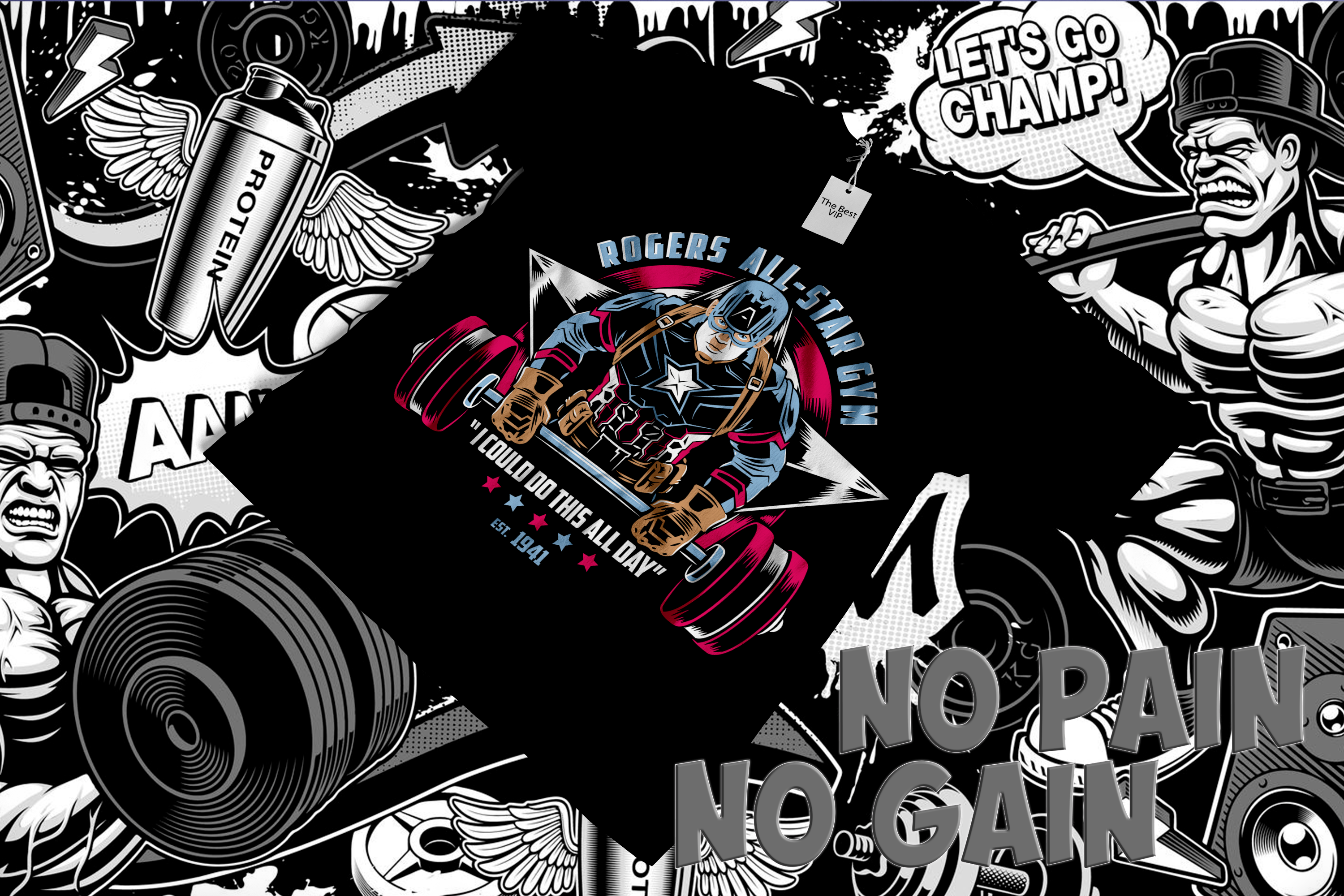 Playera OVERSIZE CAPITAN AMERICA