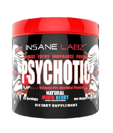 Preentreno PSYCHOTICK ROJO GYM