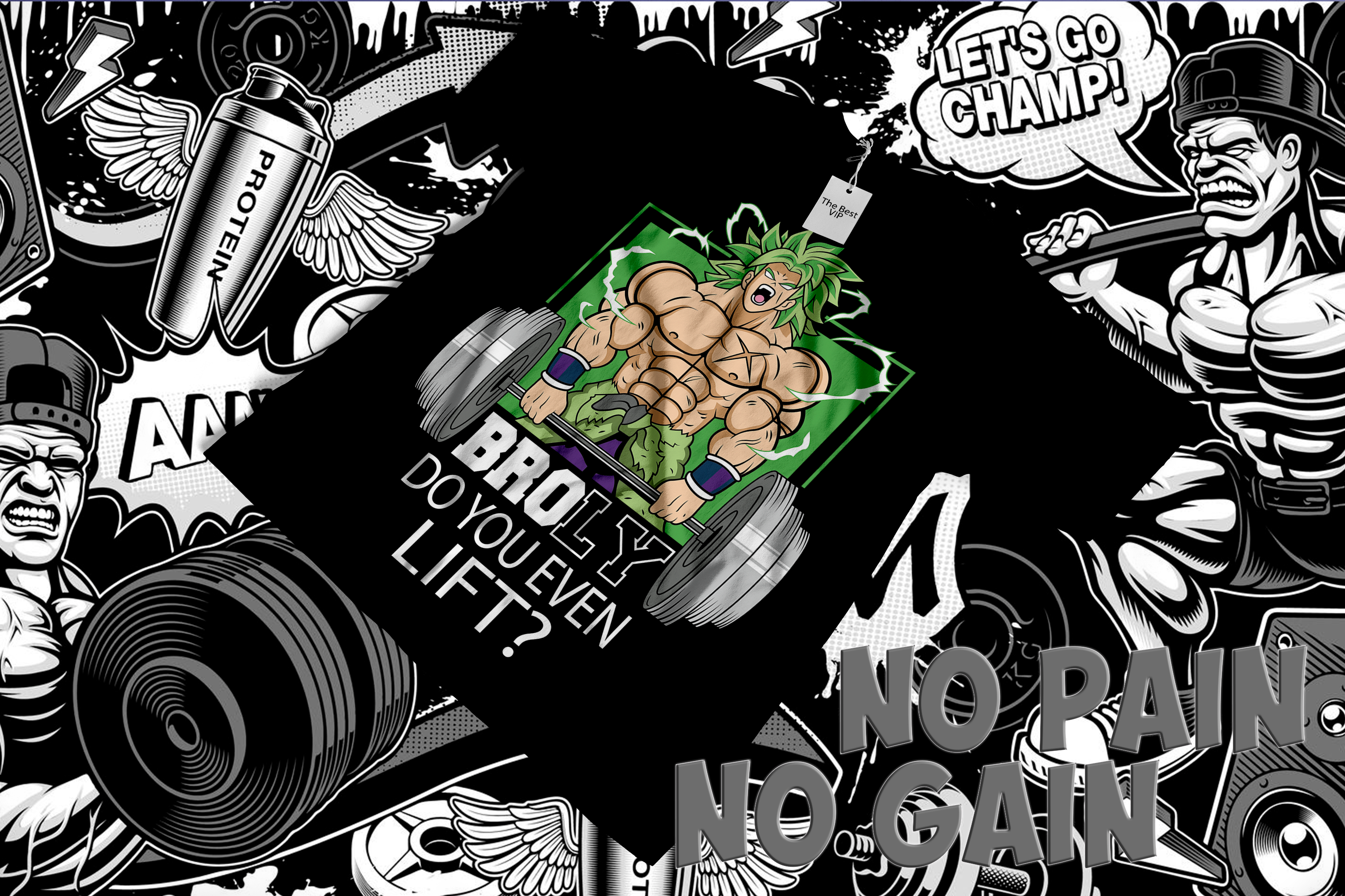 Playera OVERSIZE BROLY