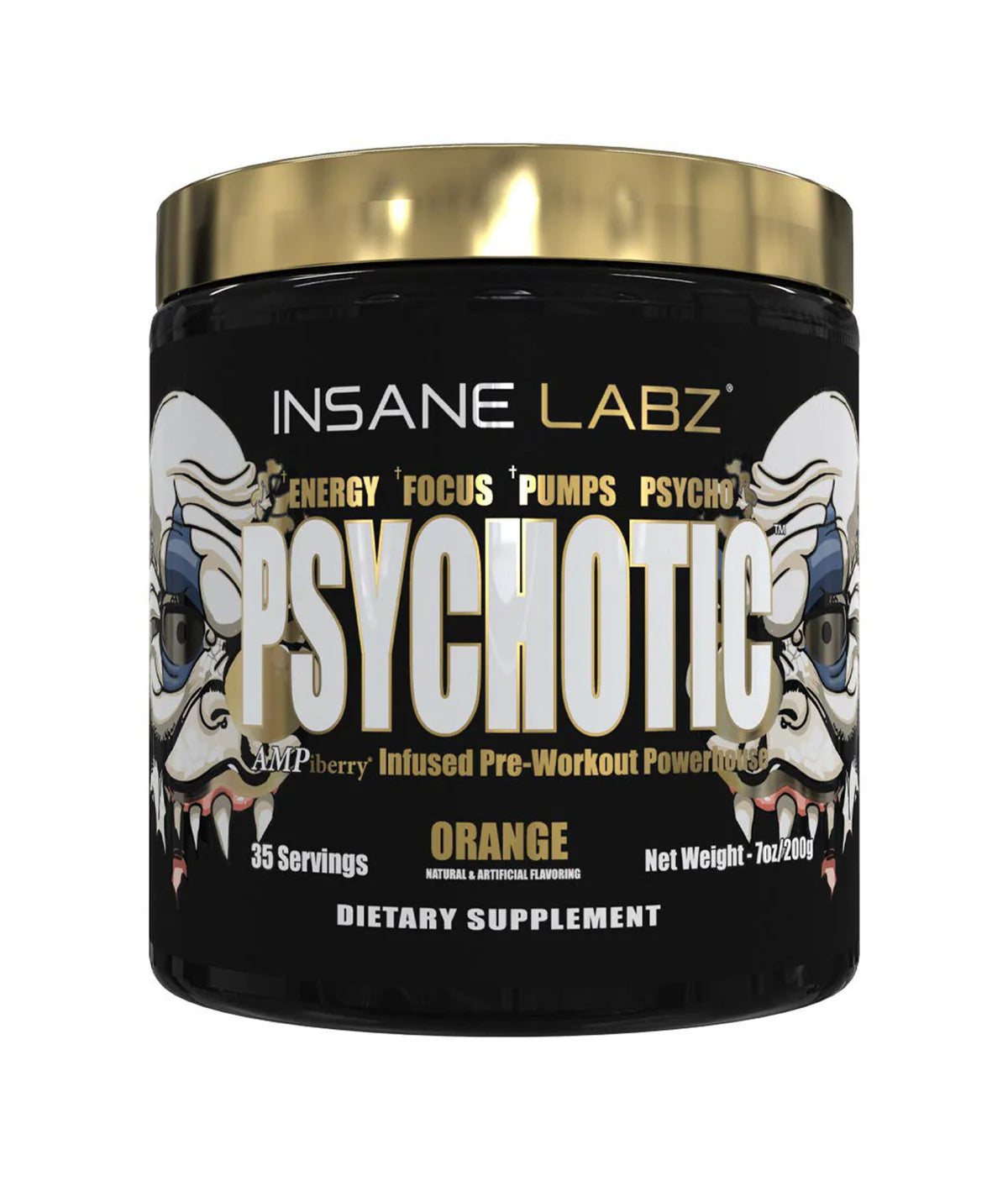 Preentreno PSYCHOTICK DORADO GYM